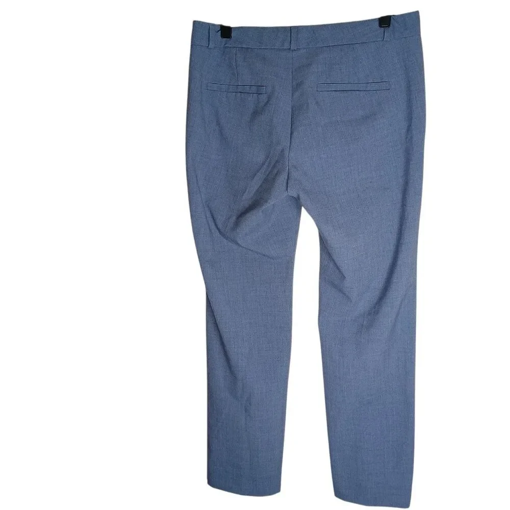 Banana Republic Ryan Dress Pants Womens Size 10P Grayish Blue 31x27 Career - Picture 2 of 9
